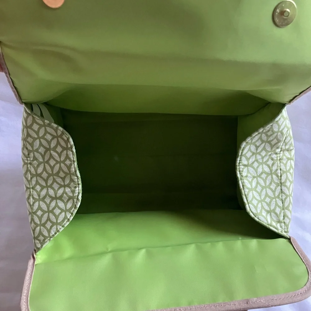 ONCE UPON A Rose Green Patterned Cosmetic Bag Set(2)